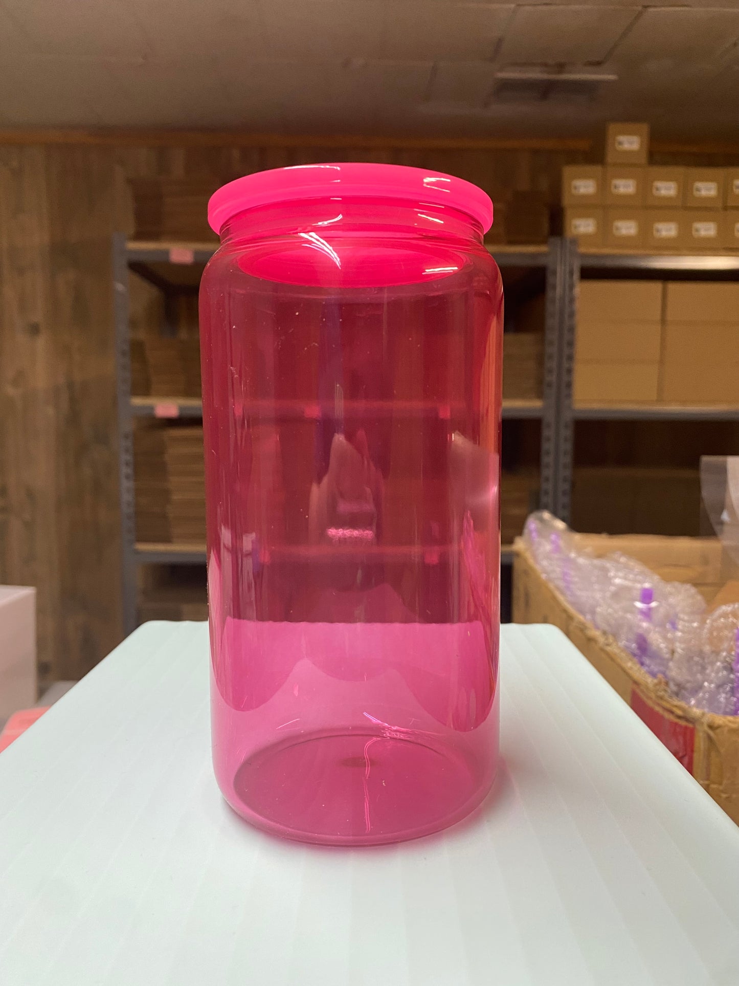 Rainbow Collection Sublimation Glass Can (16oz)