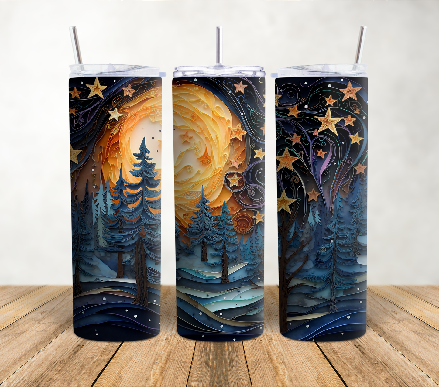 Winters Night 20oz Tumbler Wrap