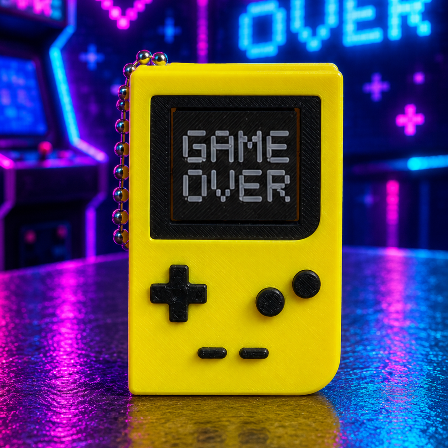 8-Bit Gaming | 3D Printed Clicker Keychain