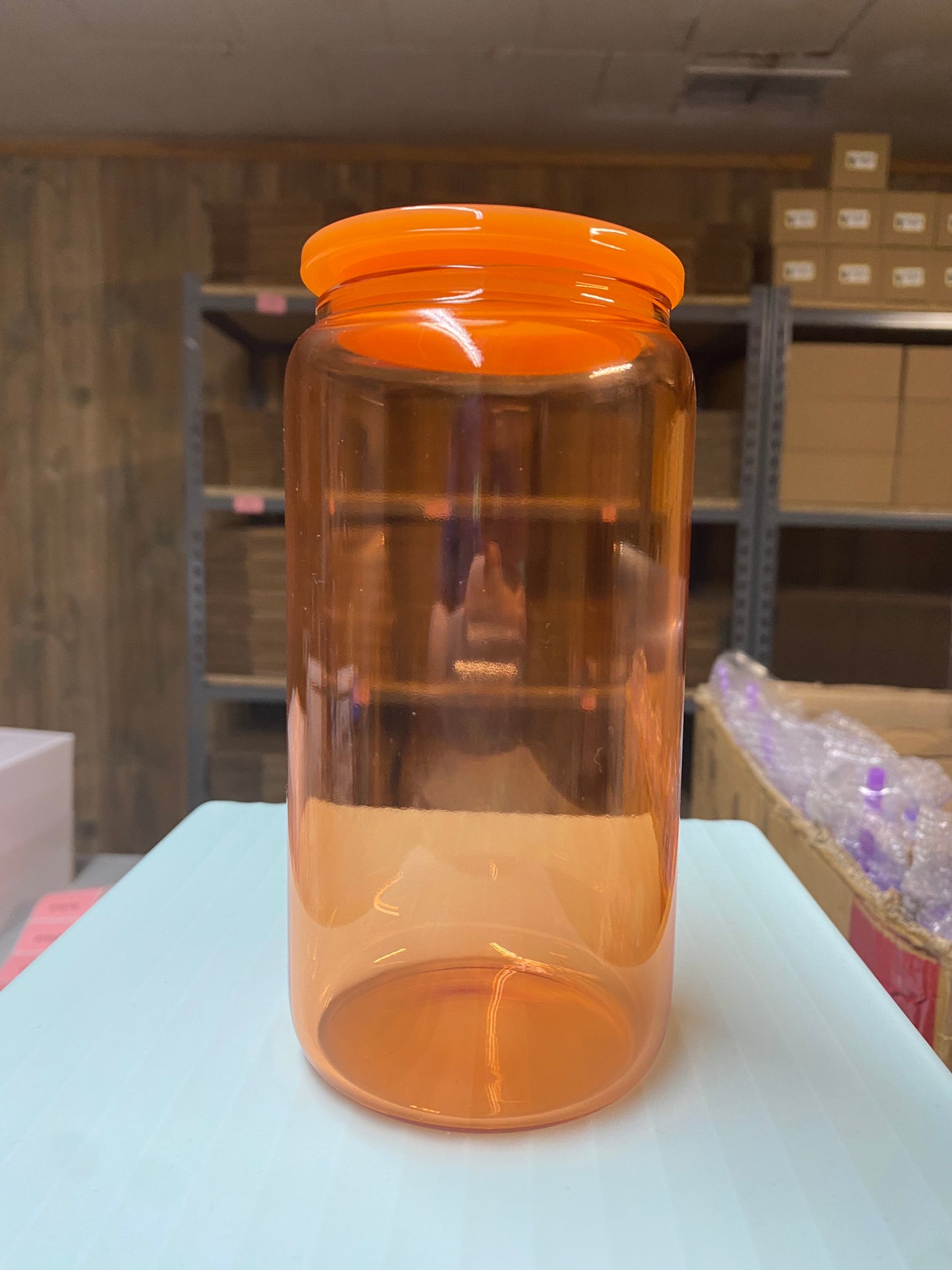Rainbow Collection Sublimation Glass Can (16oz)