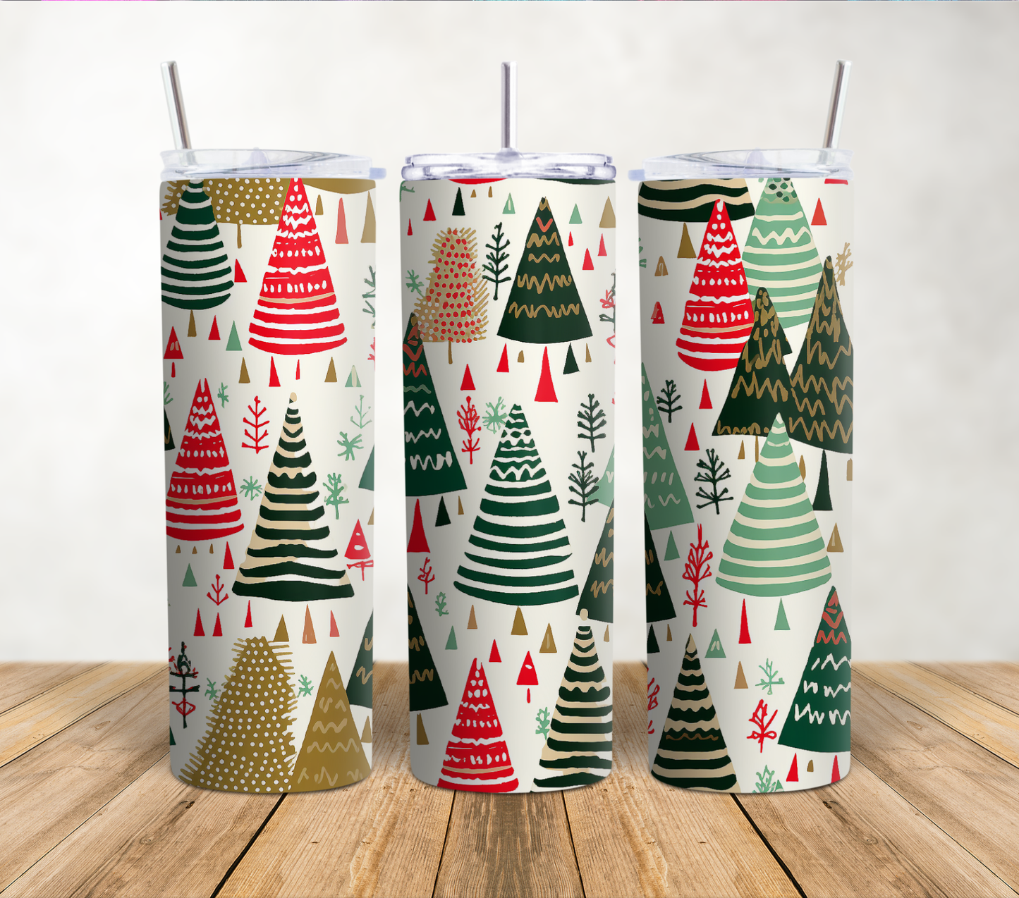 Christmas Tree Farm 20oz Tumbler Wrap