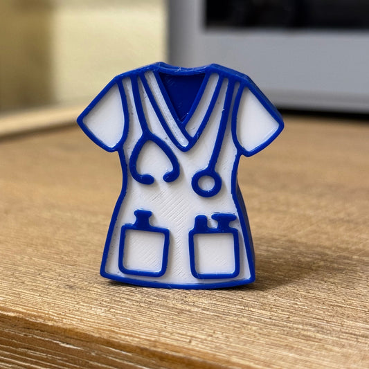 Medical Scrubs 3D Printed Straw Topper