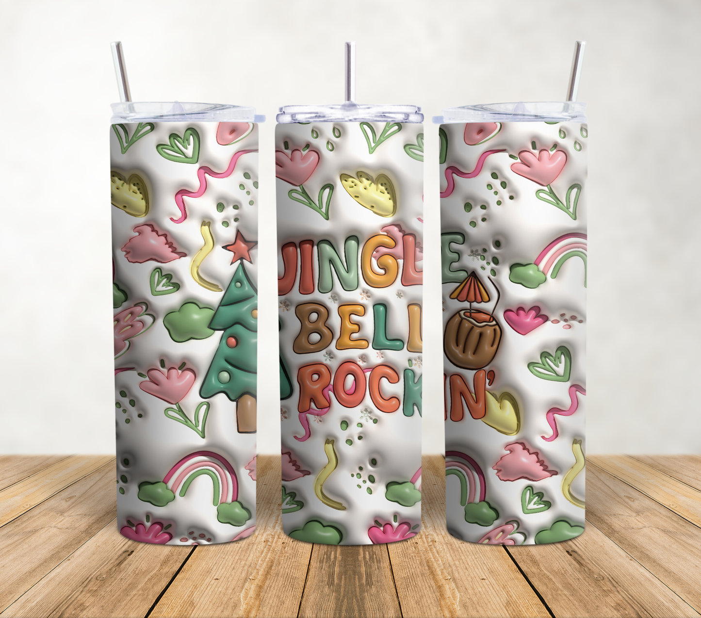 Jingle Bell Rock 20oz Tumbler Wrap
