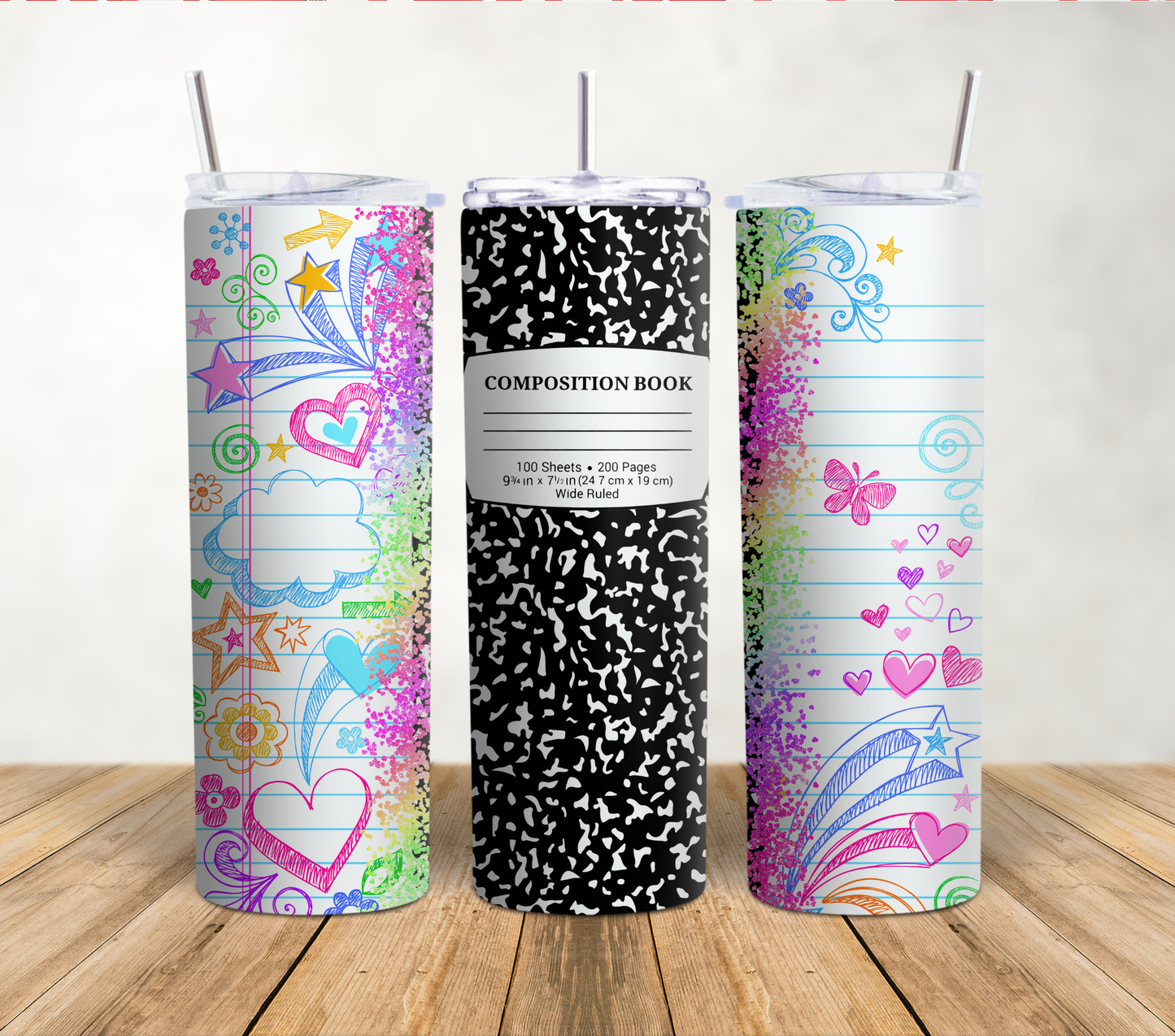 School Days 20oz Tumbler Wrap