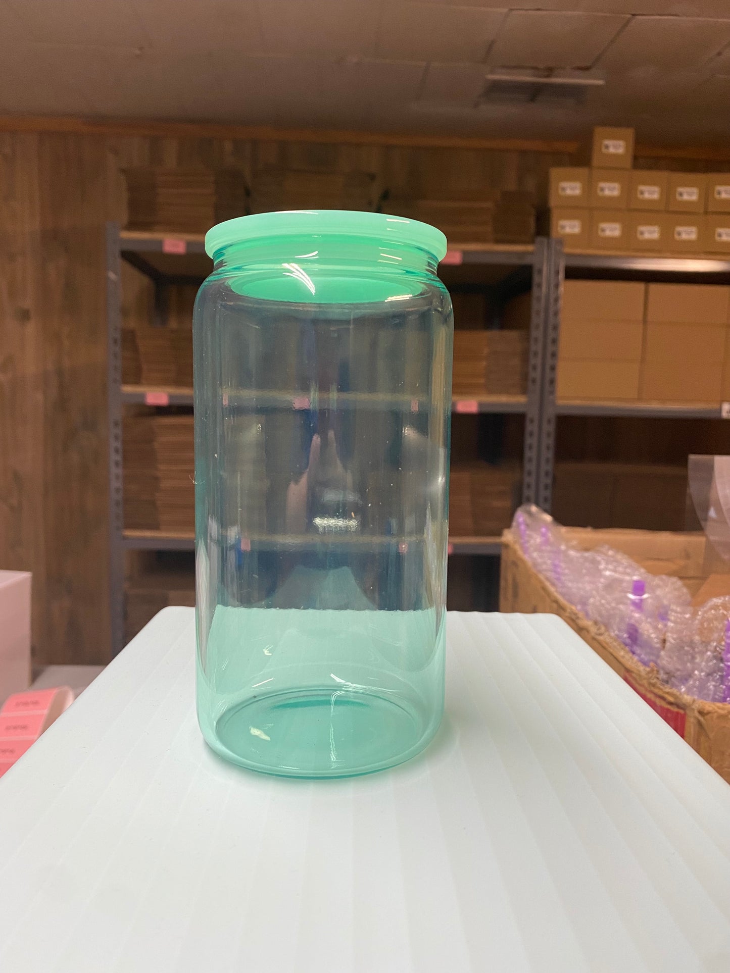 Rainbow Collection Sublimation Glass Can (16oz)