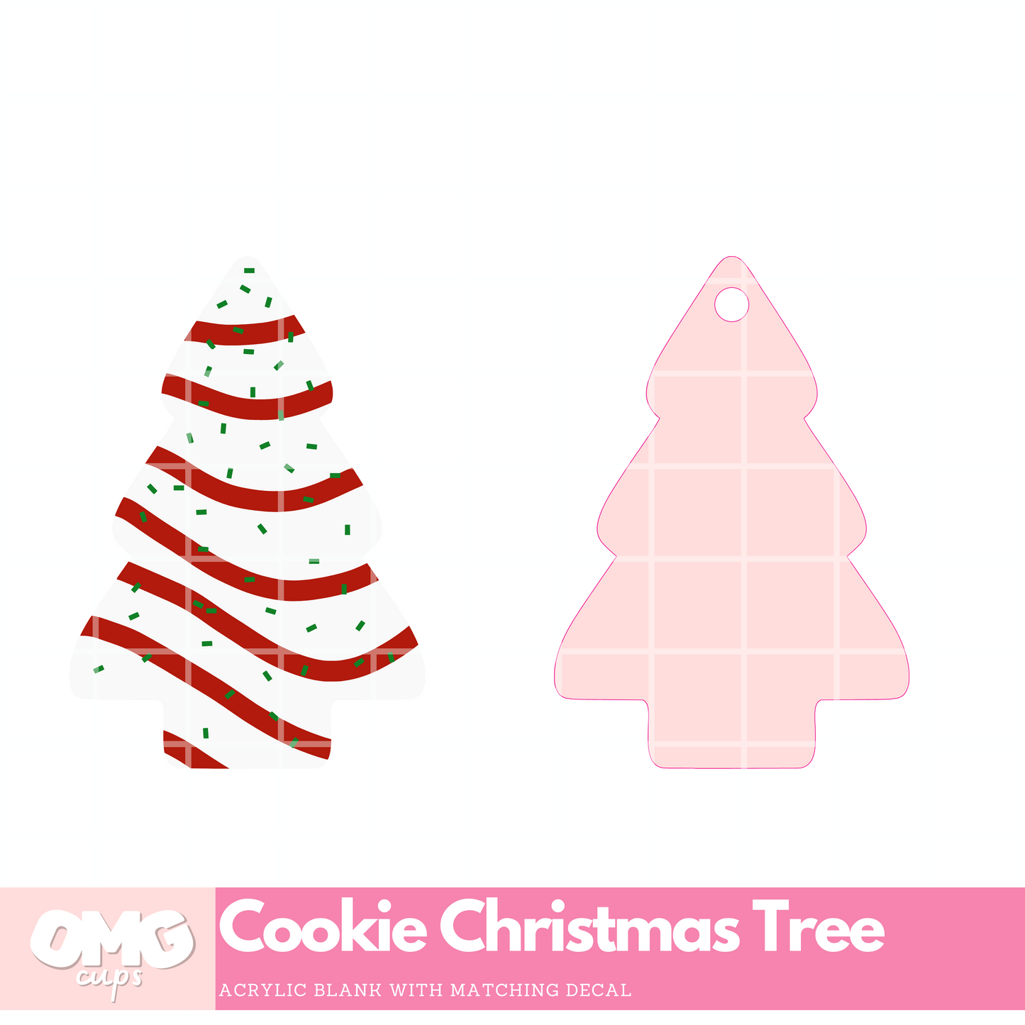 Christmas Tree Acrylic Blank