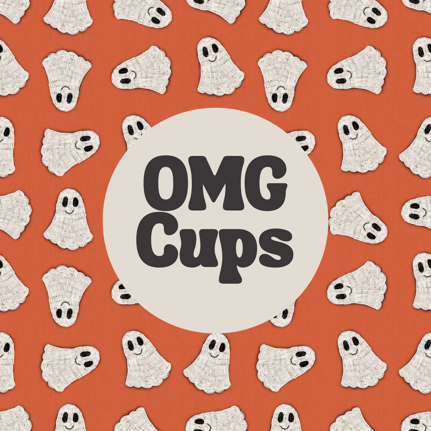 Boo Embroidery 20oz Tumbler Wrap