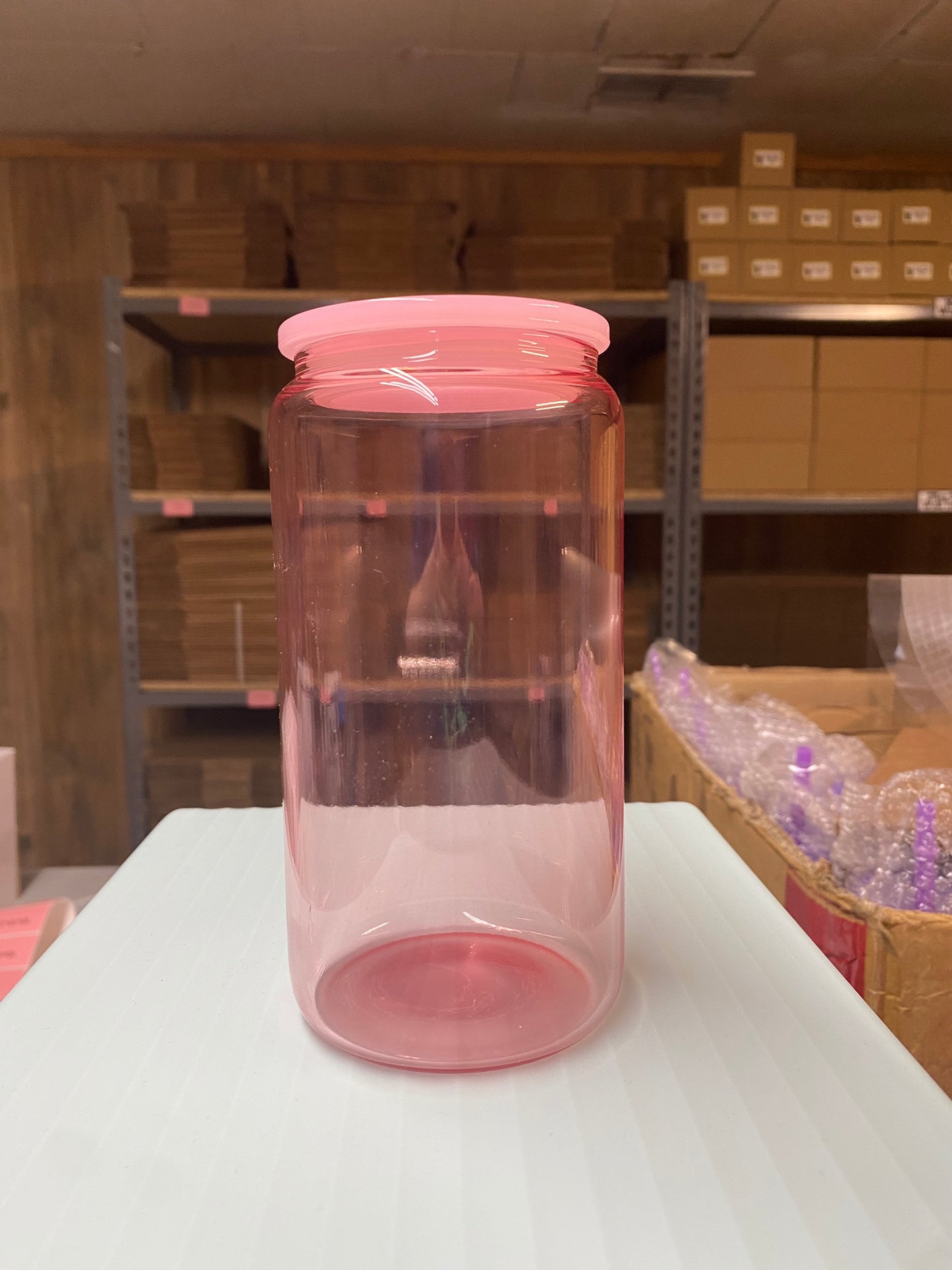 Rainbow Collection Sublimation Glass Can (16oz)