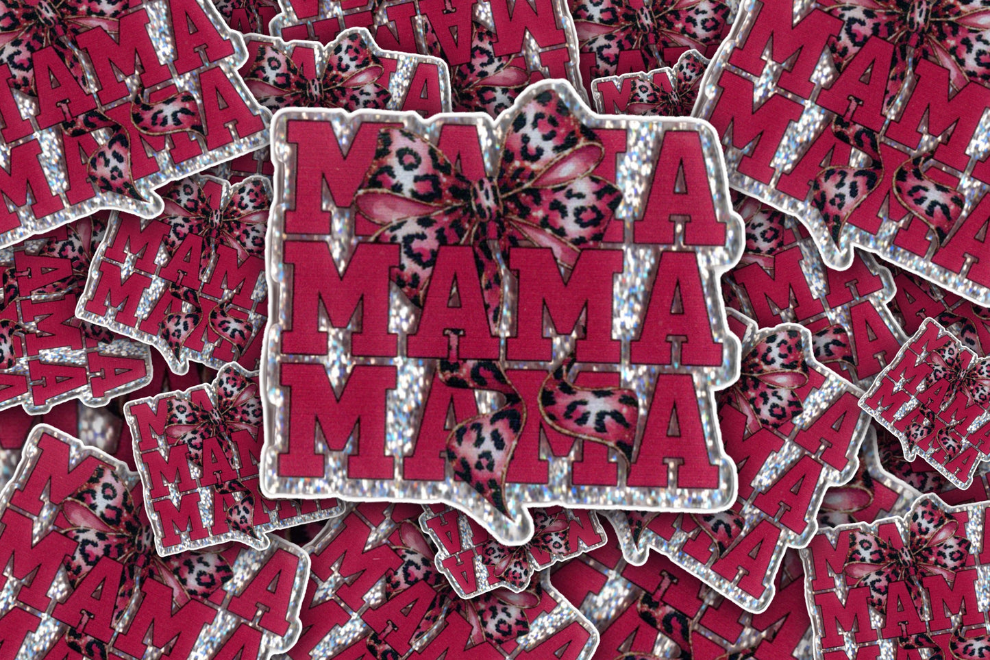 Mama Words & Bow | Acrylic UV Printed Blank