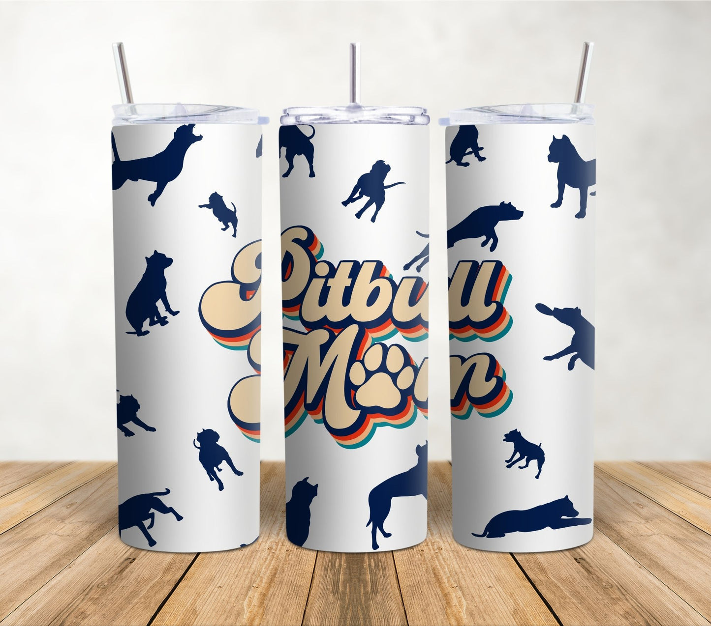 Pitbull Mom | 20oz Sublimation Tumbler Wrap