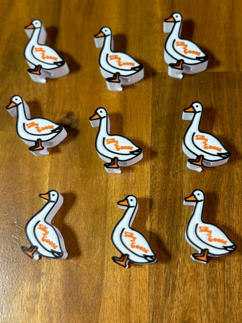 Silly Goose 3D Printed Straw Topper