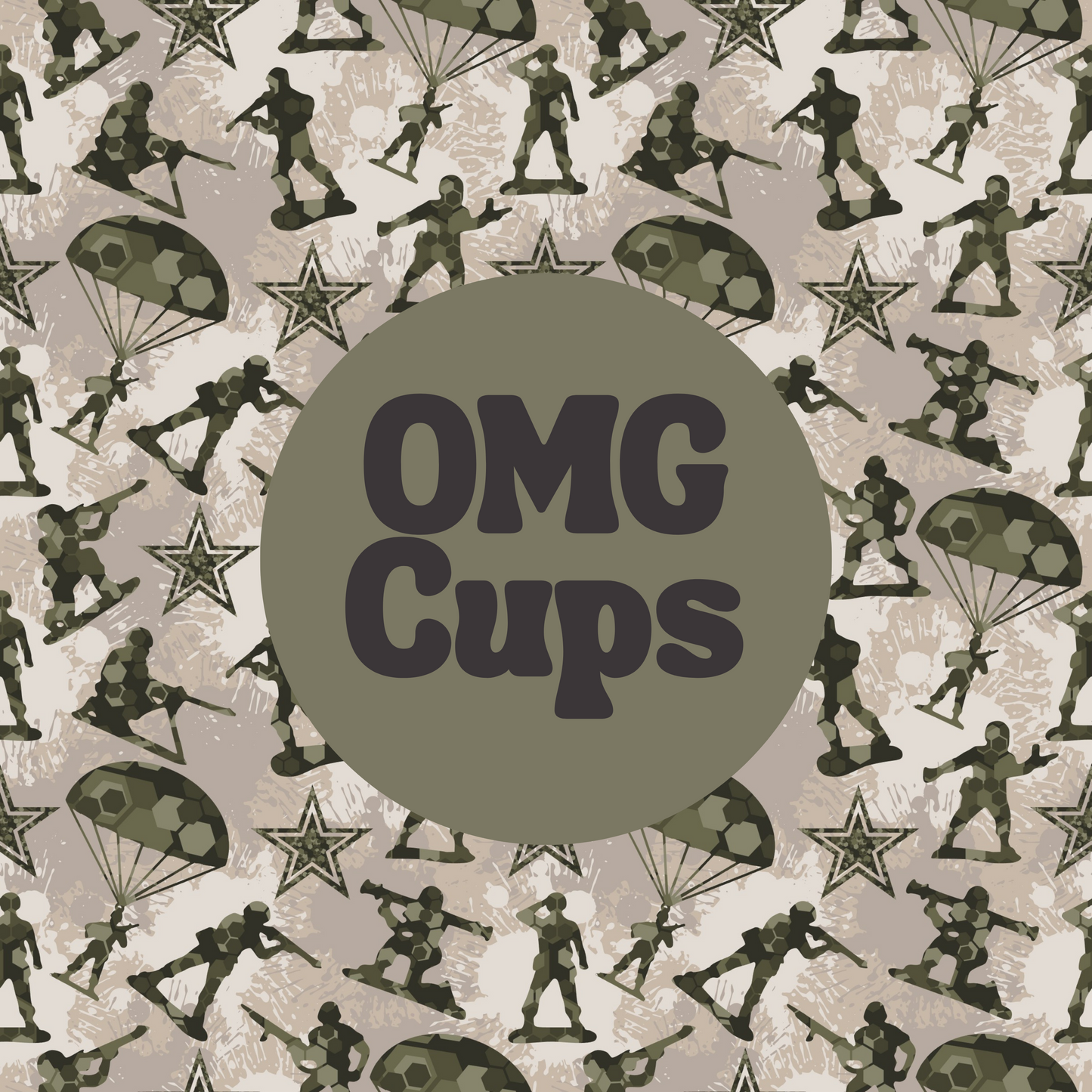 Toy Soliders 20oz Tumbler Wrap