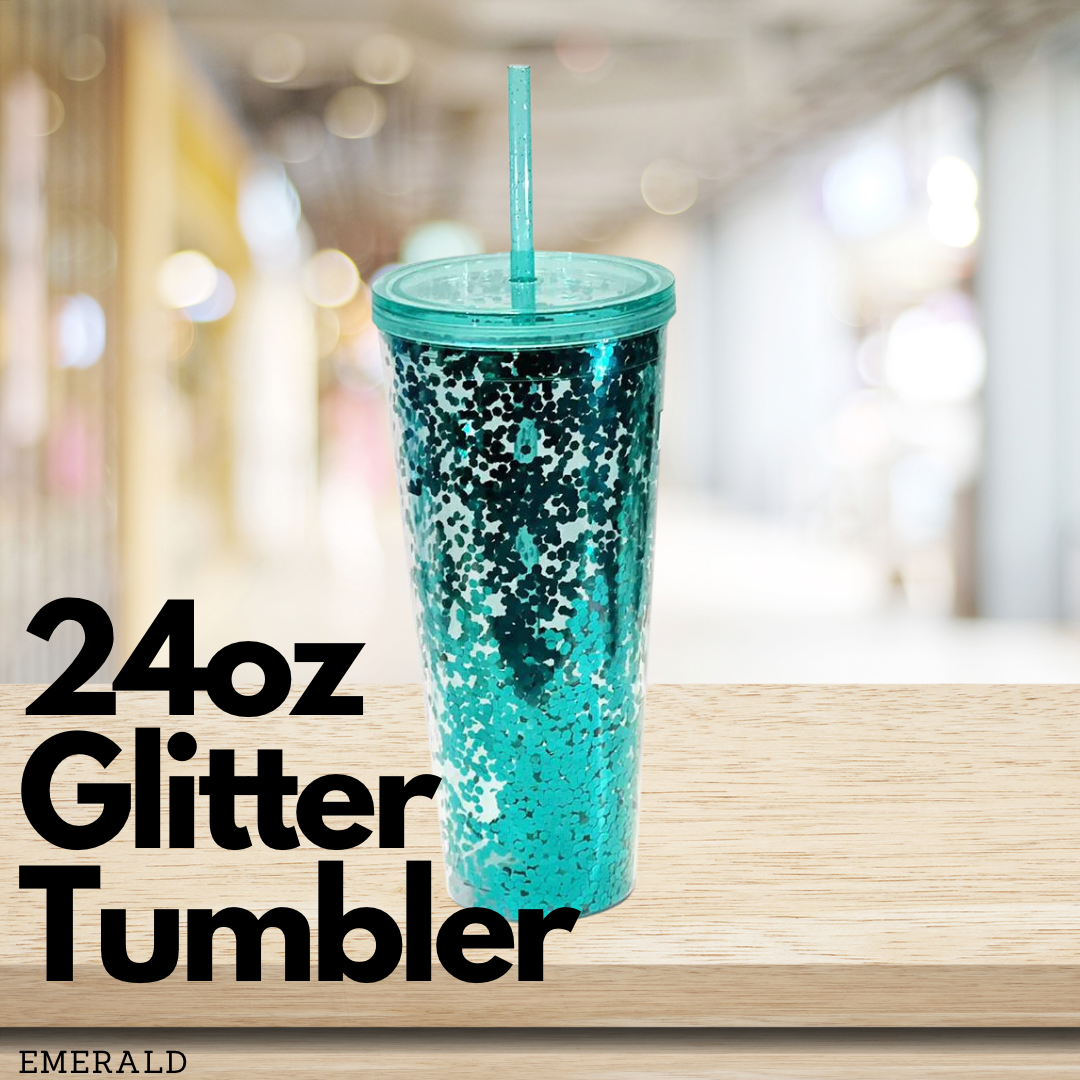 Glitter Tumbler Double Wall - 24oz