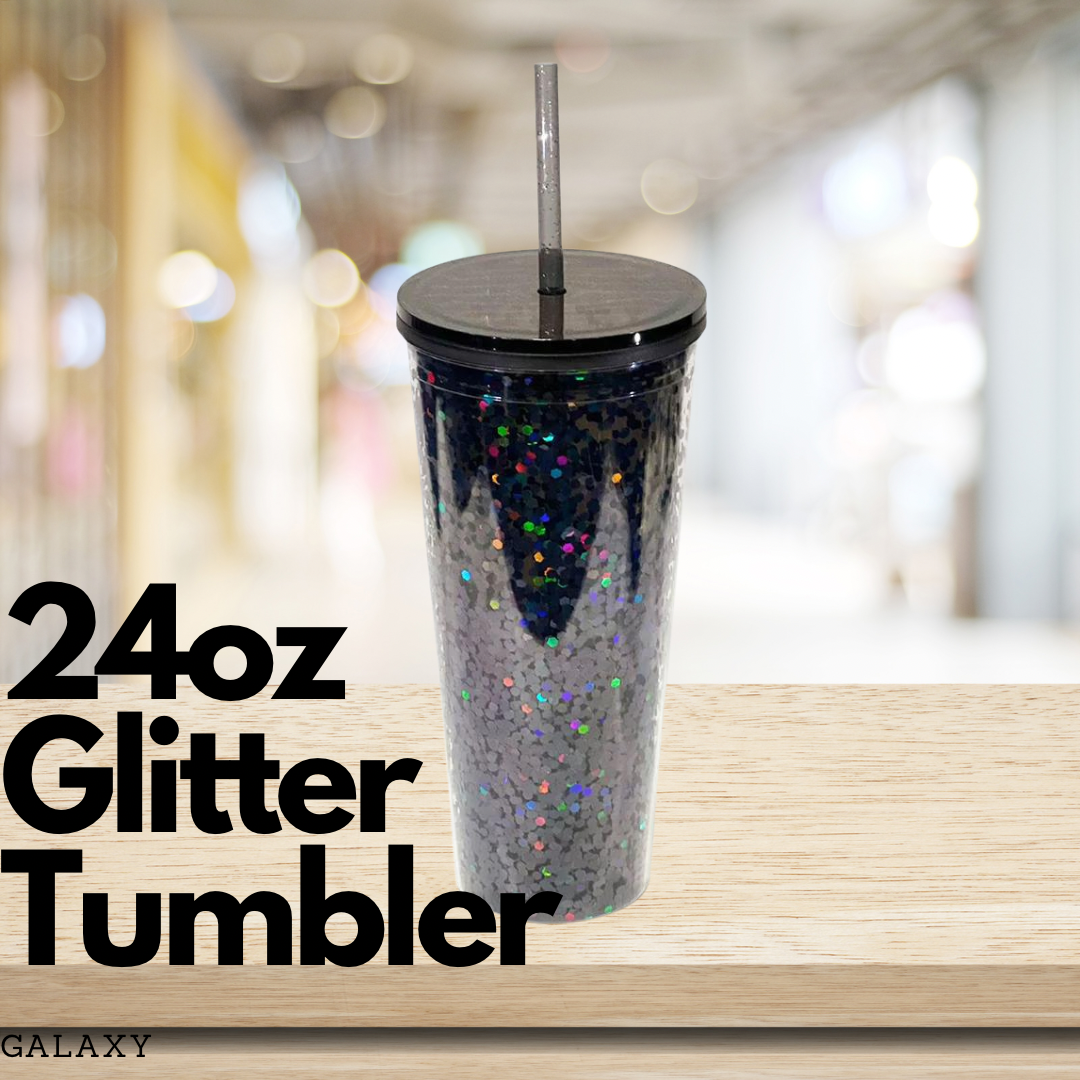 Glitter Tumbler Double Wall - 24oz