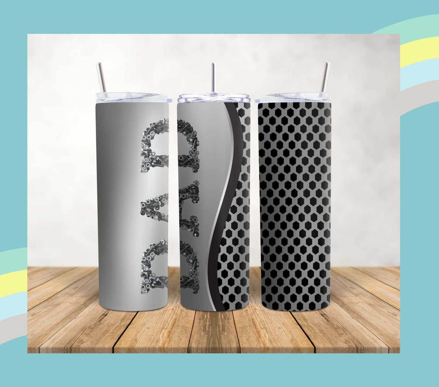 Dad, Nuts and Bolts - 20oz Tumbler Wrap