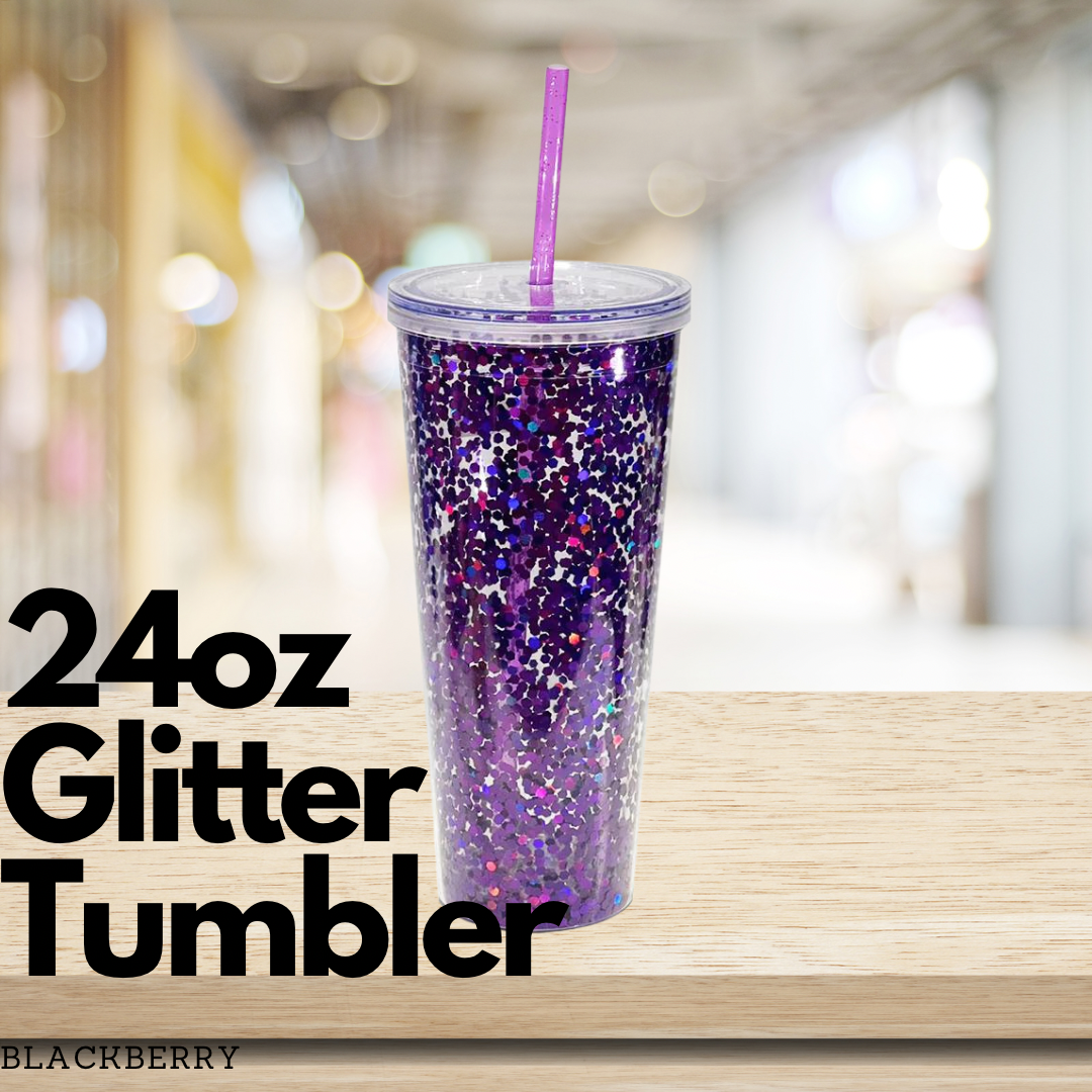 Glitter Tumbler Double Wall - 24oz