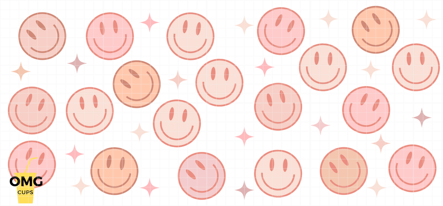 Keep Smiling | 16oz UV Glass Can Wrap (Wrap Only - No Glass Can Included)