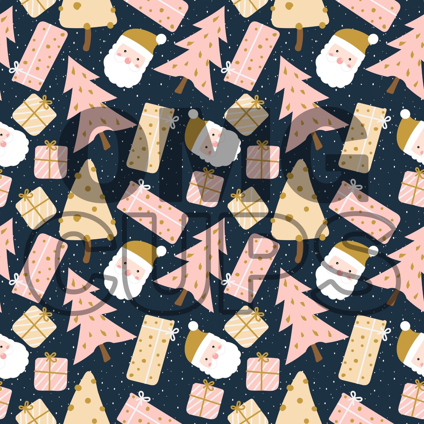 Boho Santa 12x12 Vinyl Sheet