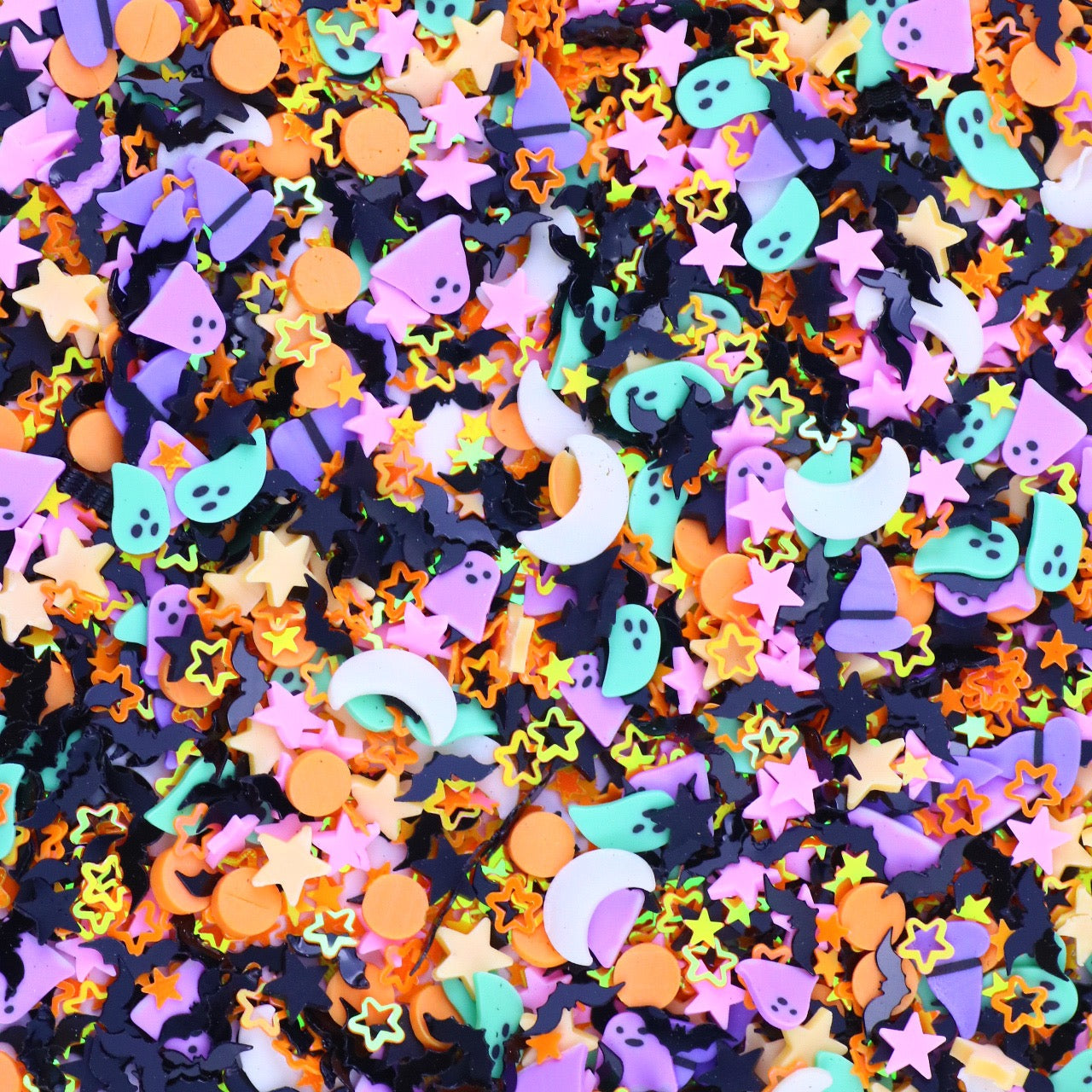 Spooky Night Clay Polymer Pieces (5-10MM)