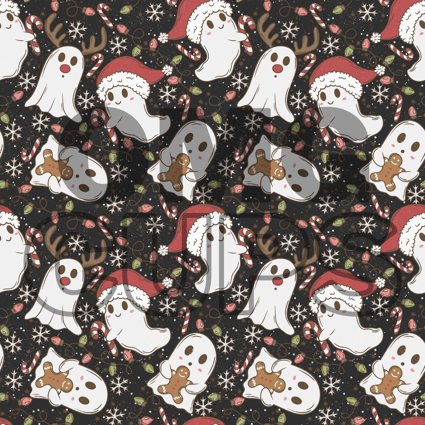 Holiday Ghost 12x12 Vinyl Sheet