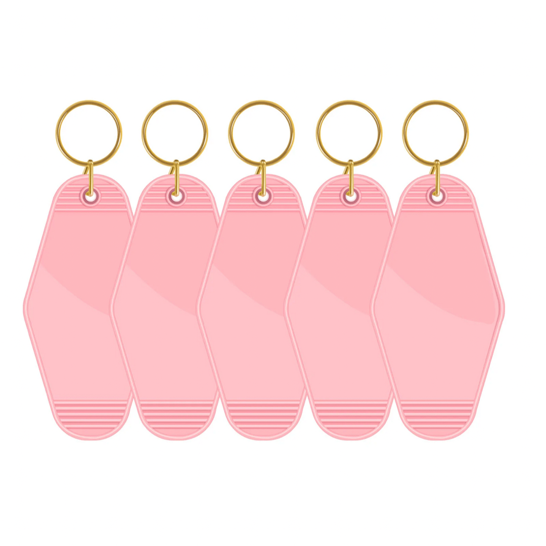 Retro Motel Keychain Blank (Individual)