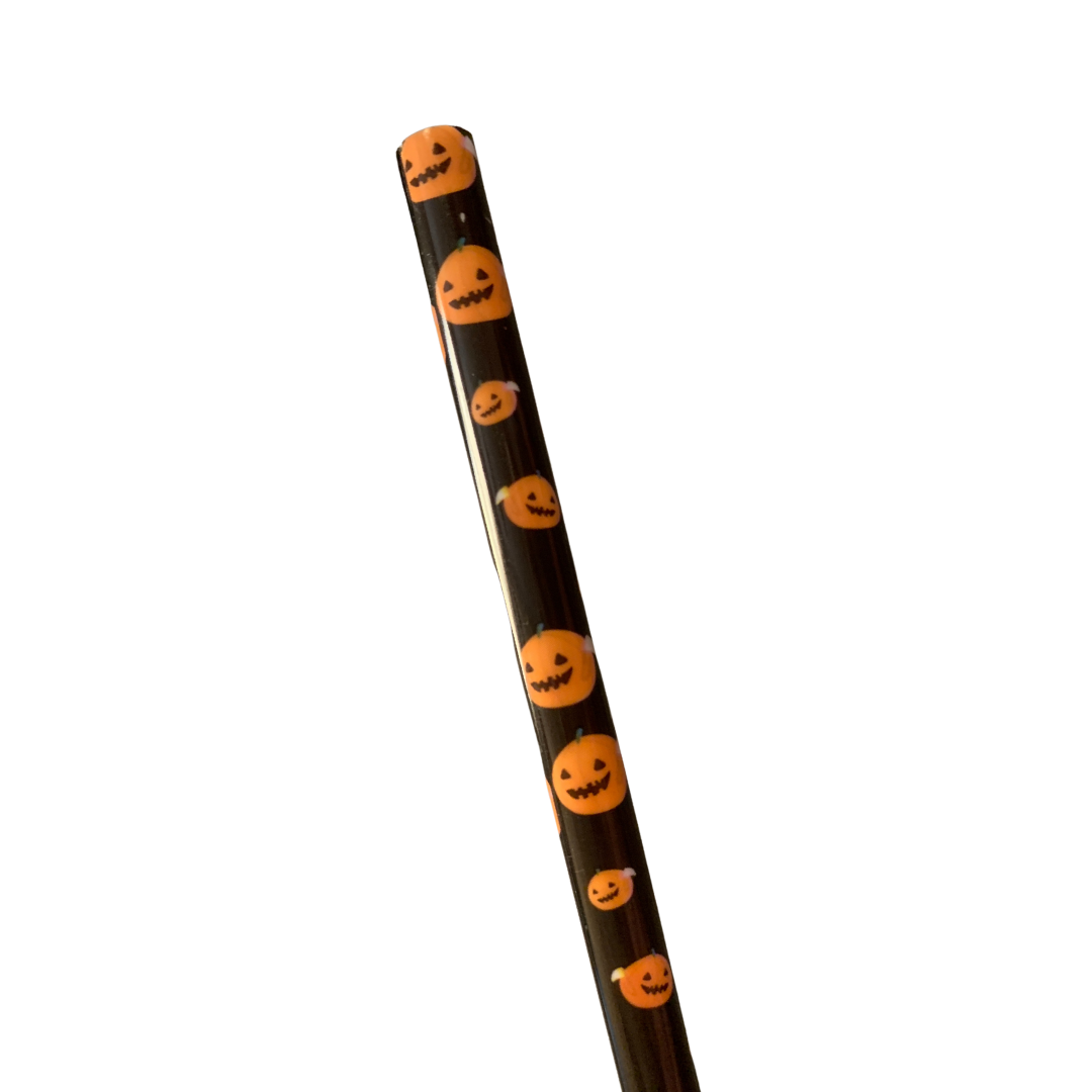 Pumpkin Print Straw (24oz) - Individual