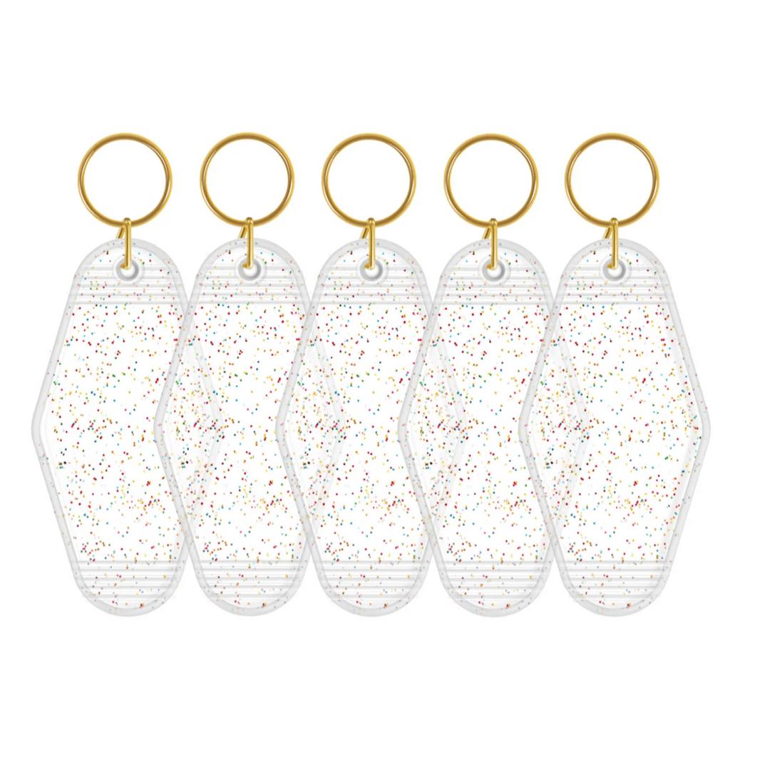 Retro Motel Keychain Blank (Individual)