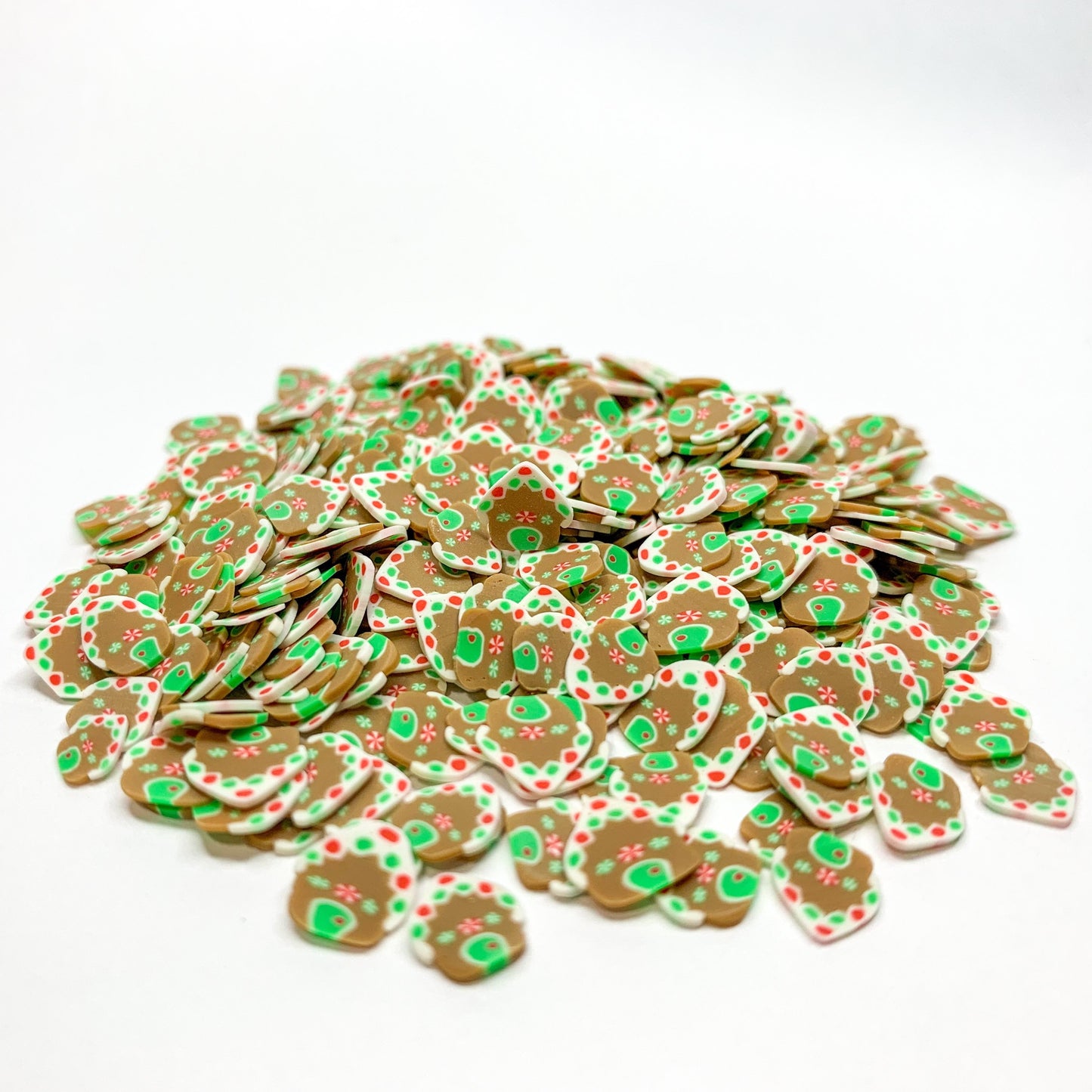 Gingerbread House Clay Polymer Pieces (5MM)
