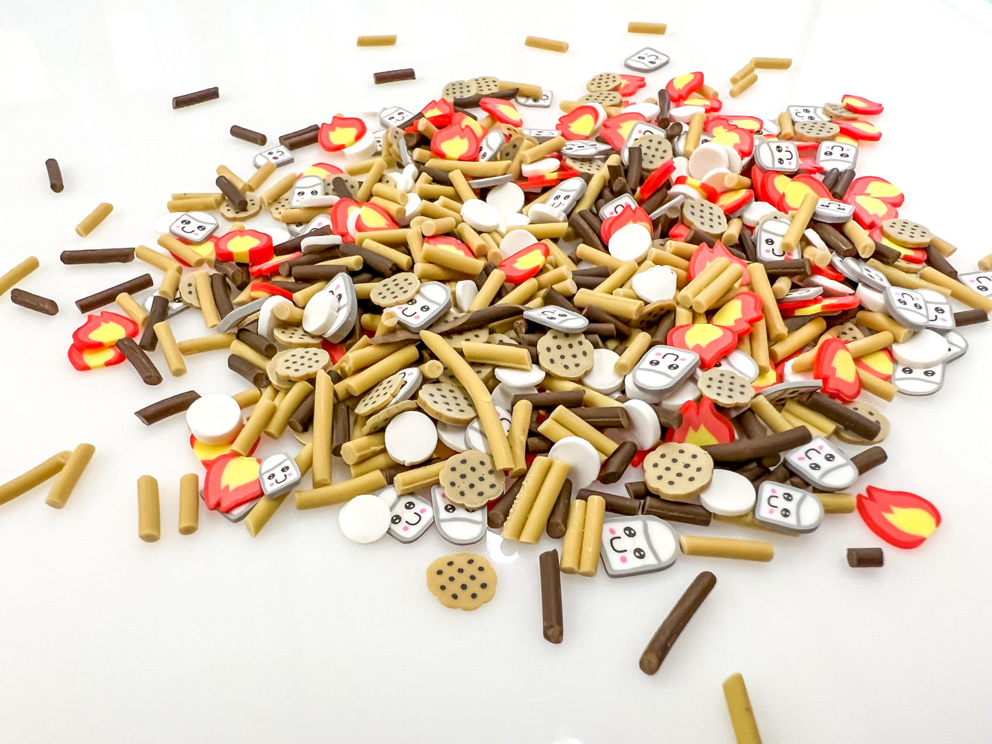 Campfire Clay Polymer Pieces (10/5 mm)