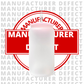 Manufacturer Defect - Frosted Sublimation Glass Can (Plastic Colorful Lids) 16oz