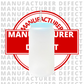 Manufacturer Defect - Frosted Sublimation Glass Can (Plastic Colorful Lids) 16oz
