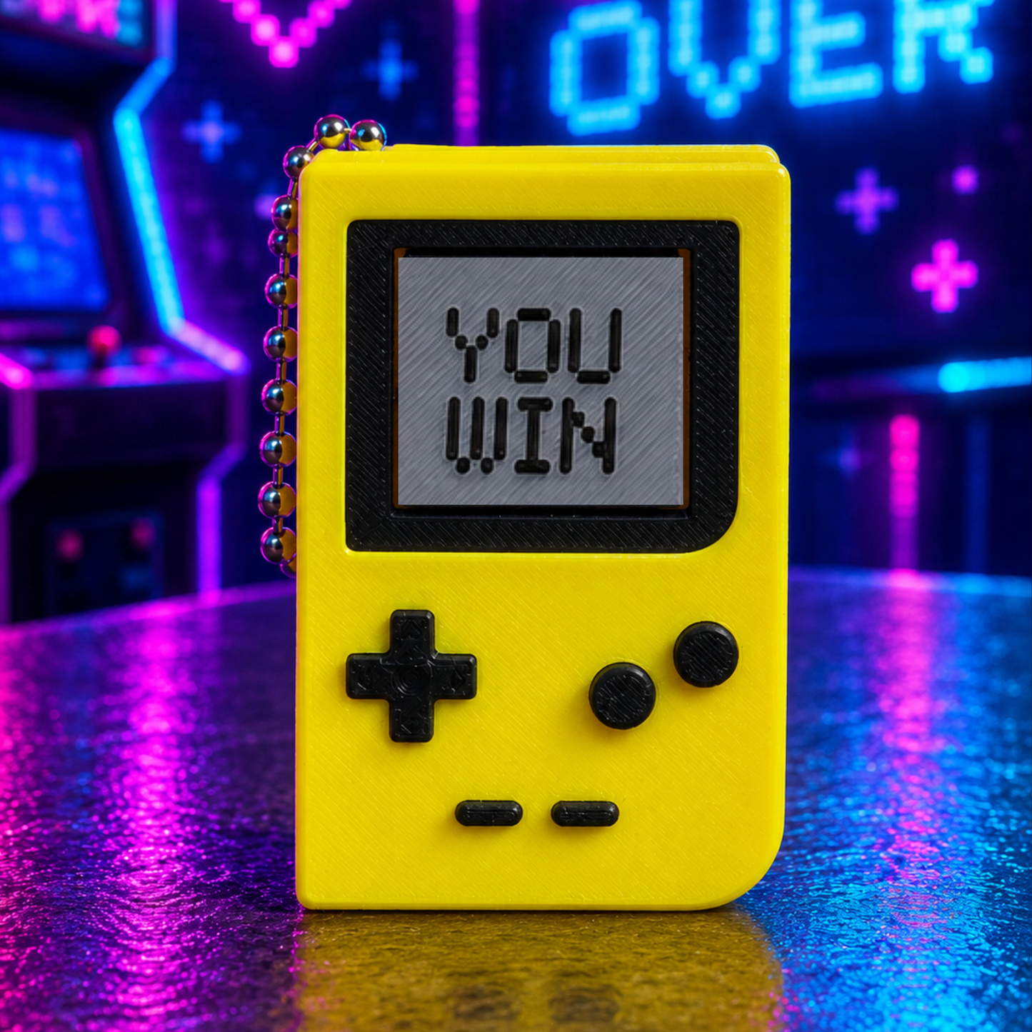 8-Bit Gaming  | 3D Printed Clicker Keychain