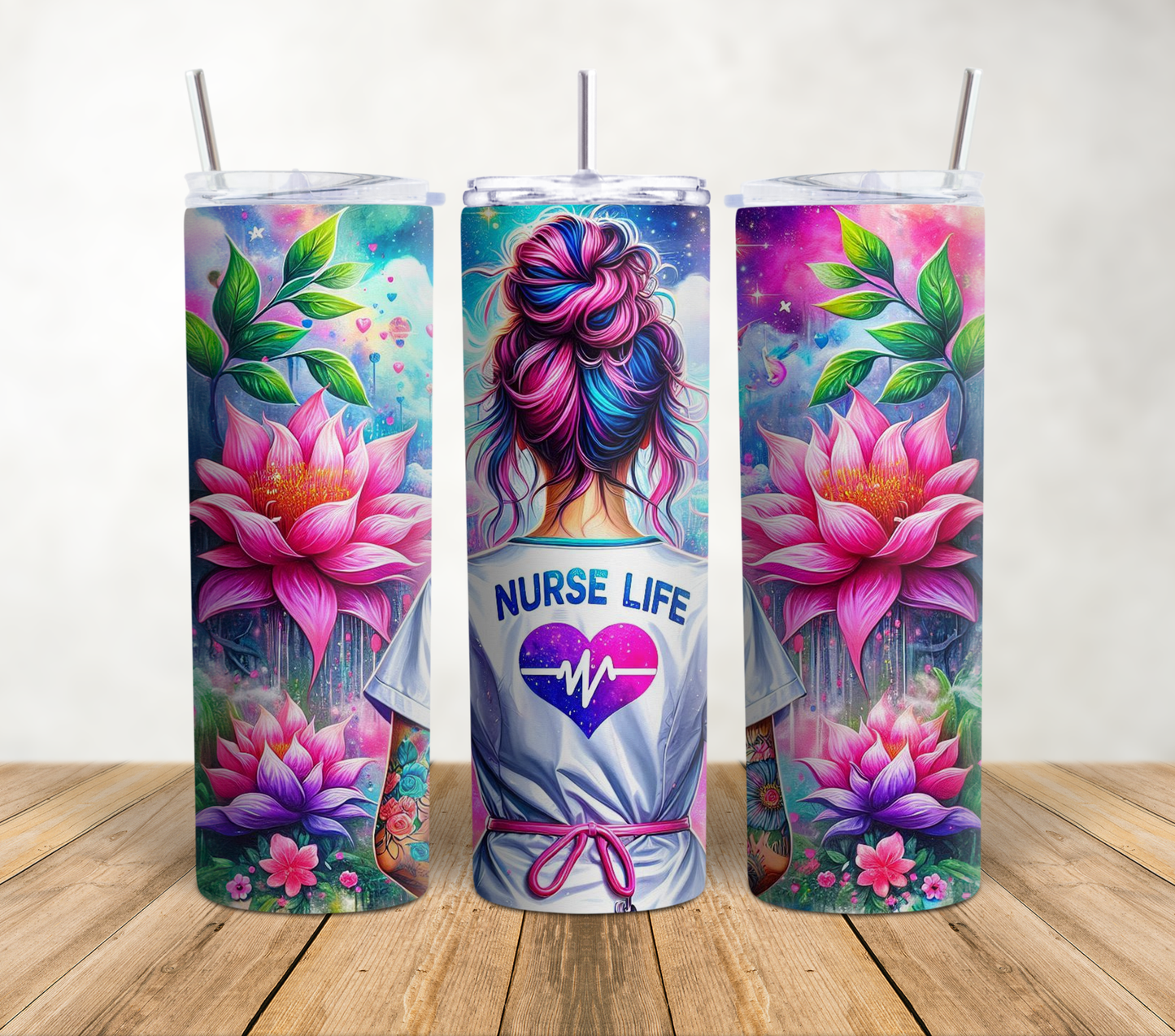 Nurse Life 20oz Tumbler Wrap