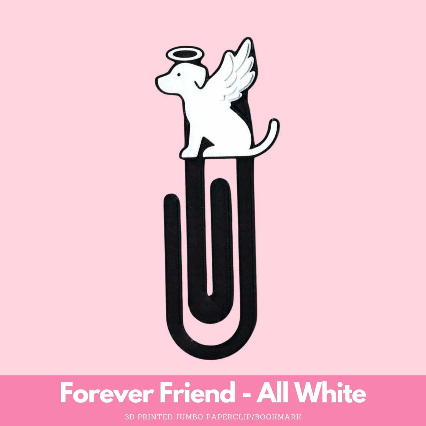 Forever Friend 3D Printed Jumbo Paperclip Bookmark