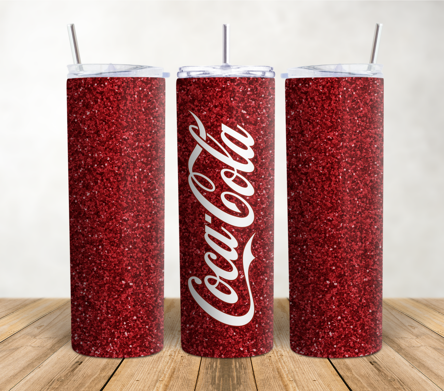 Cola Glitter 20oz Sublimation Tumbler Wrap