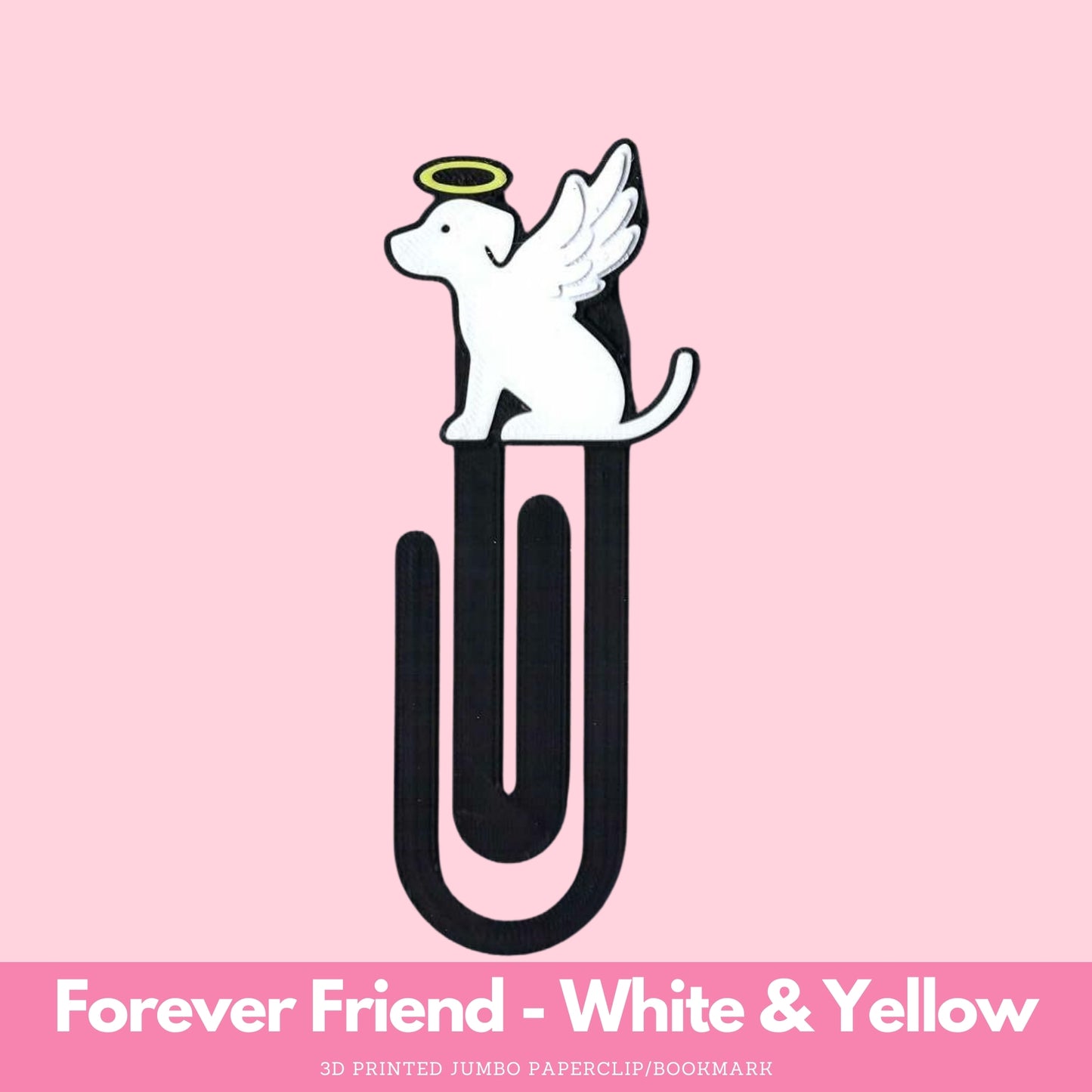 Forever Friend 3D Printed Jumbo Paperclip Bookmark