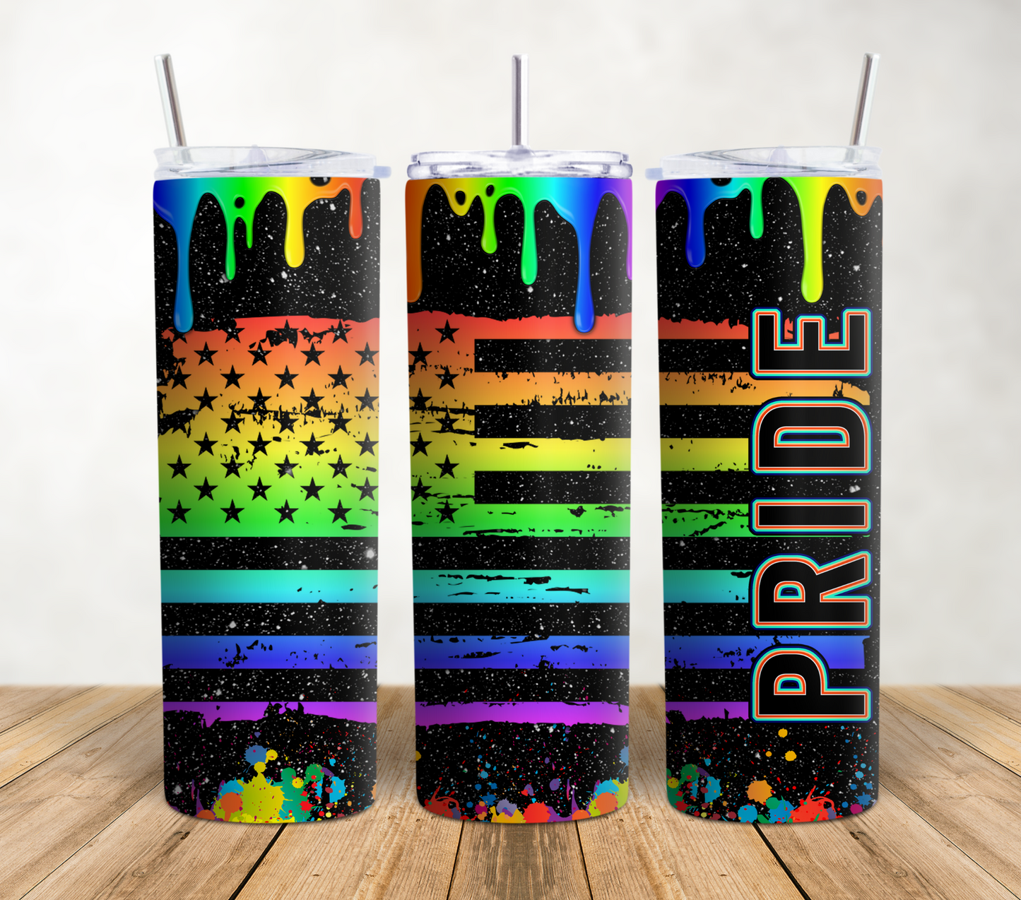 Pride Flag 20oz Sublimation Tumbler Wrap