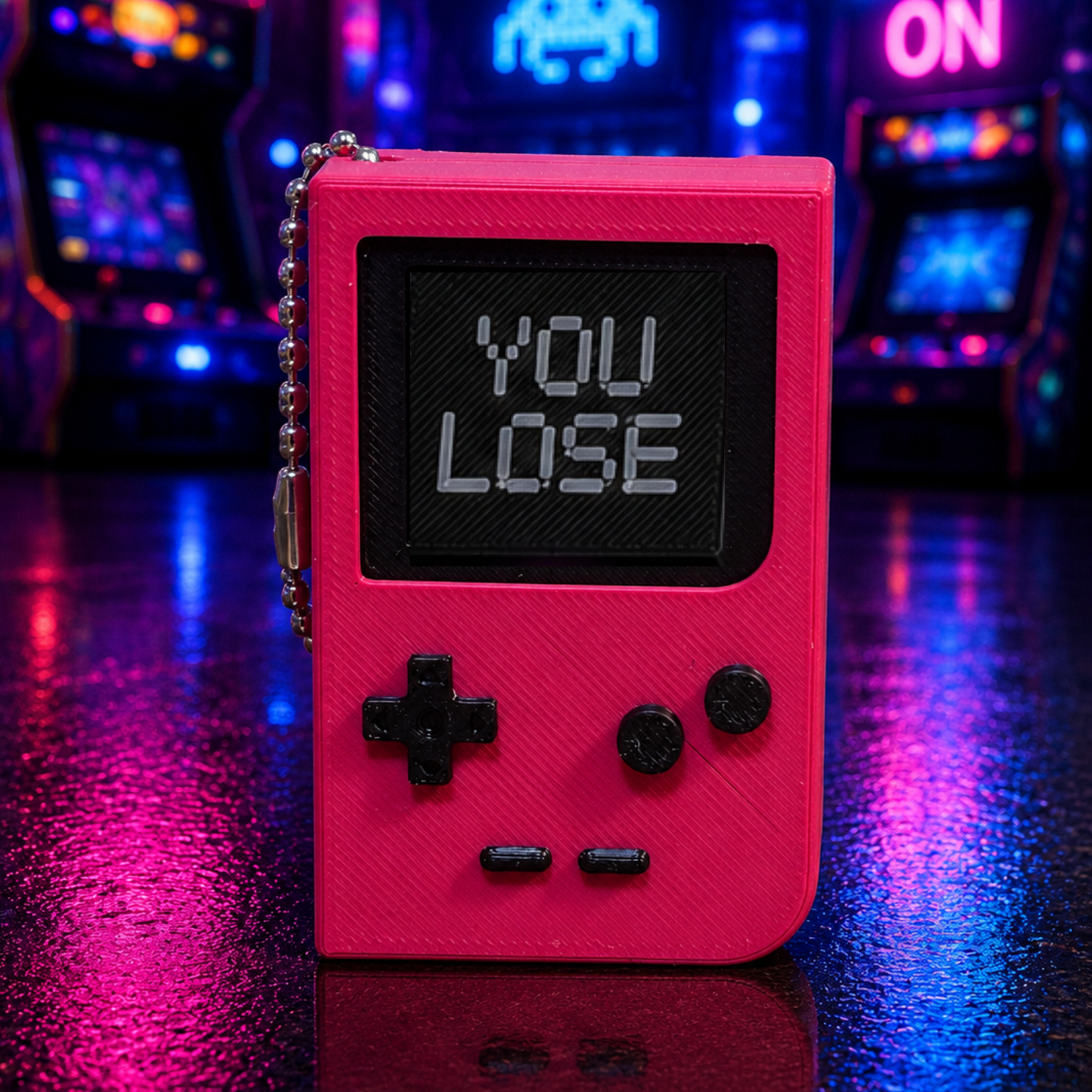 8-Bit Gaming  | 3D Printed Clicker Keychain