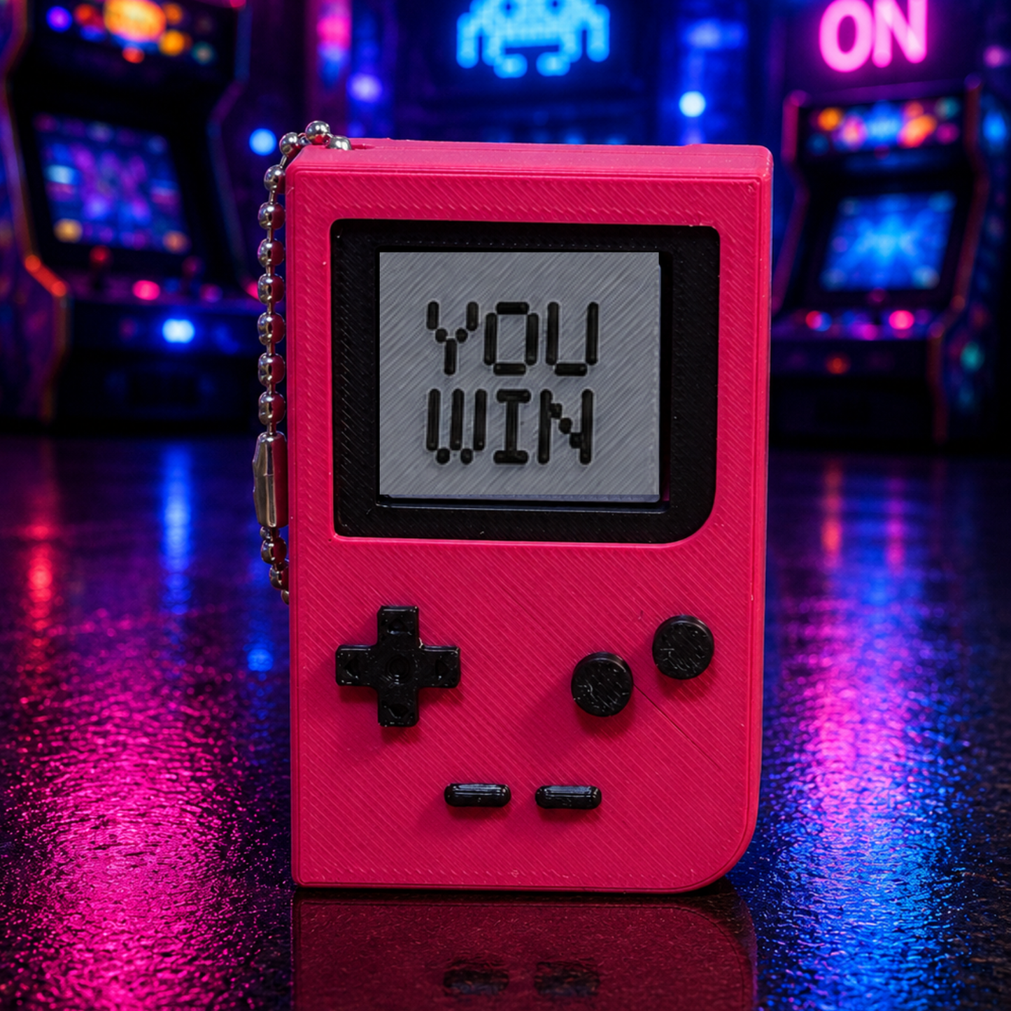 8-Bit Gaming  | 3D Printed Clicker Keychain