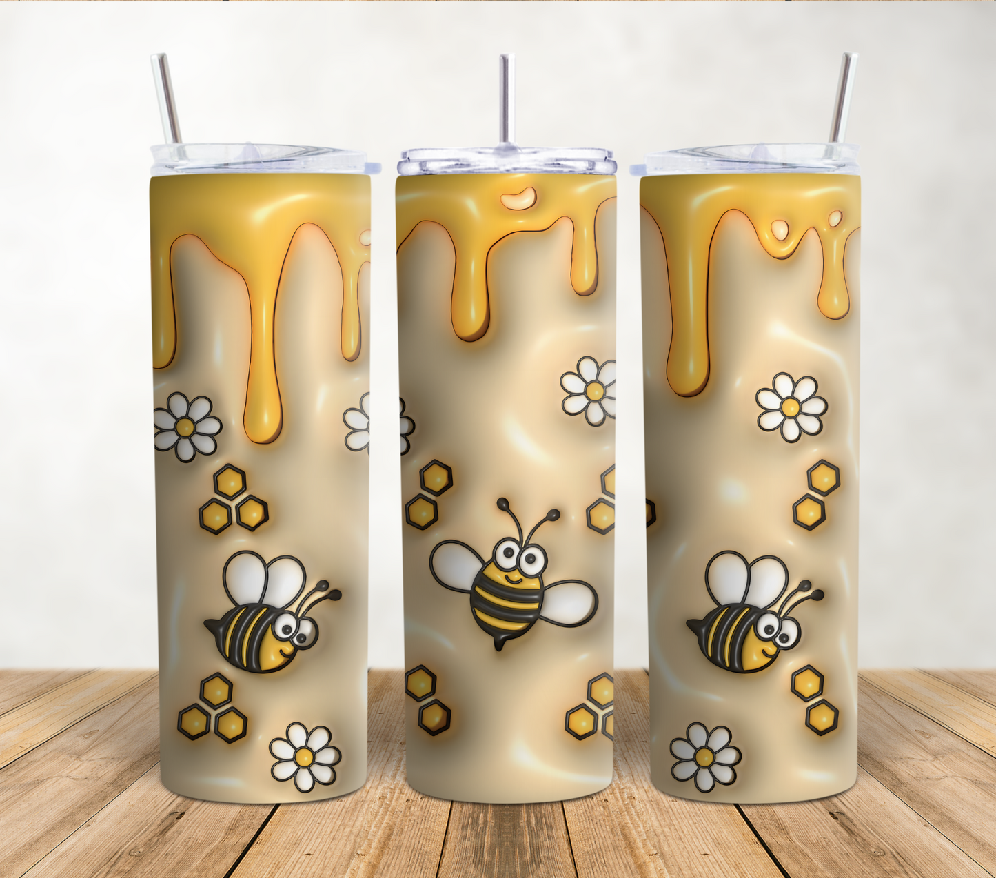 Bumble Bees 20oz Sublimation Tumbler Wrap