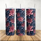 Paper Flowers (Pink and Purple) 20oz Tumbler Wrap