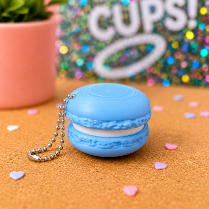 Macaron Fidget Clicker | 3D Printed with Keychain