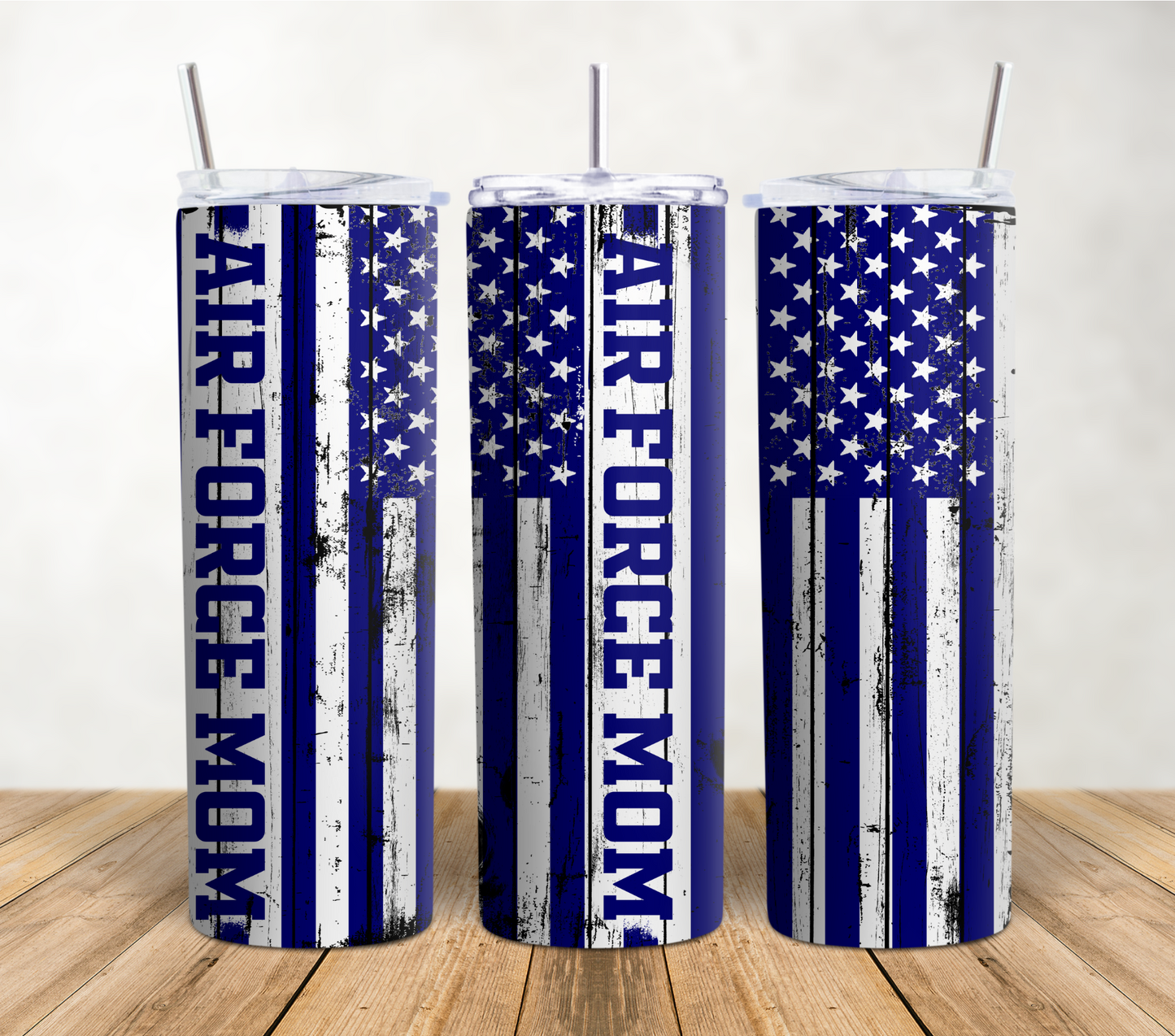 Air Force Mom Flag 20oz Sublimation Tumbler Wrap