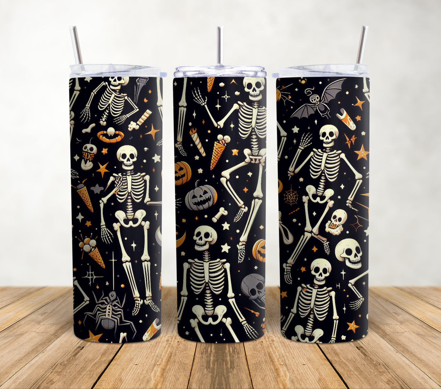 Spine-Chilling Halloween 20oz Tumbler Wrap