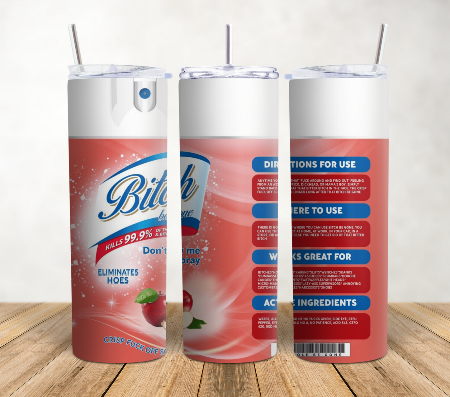 B!tch Spray 20oz Tumbler Wrap