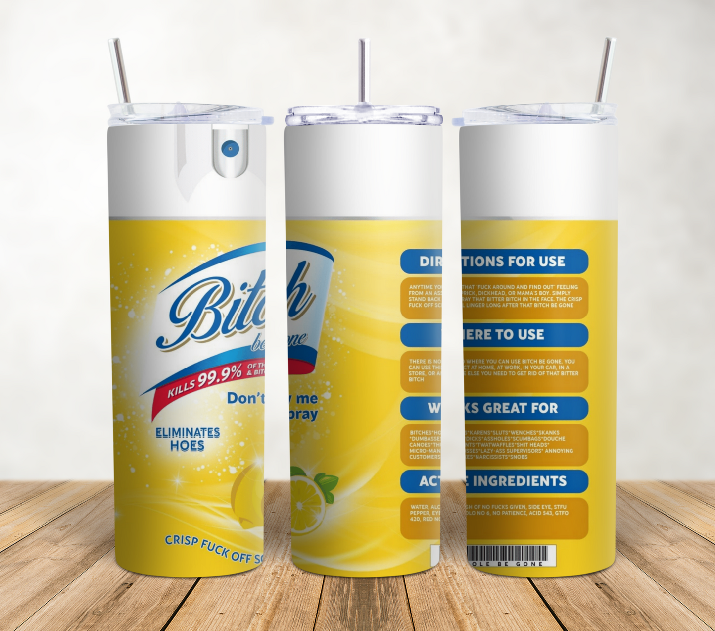 B!tch Spray 20oz Tumbler Wrap