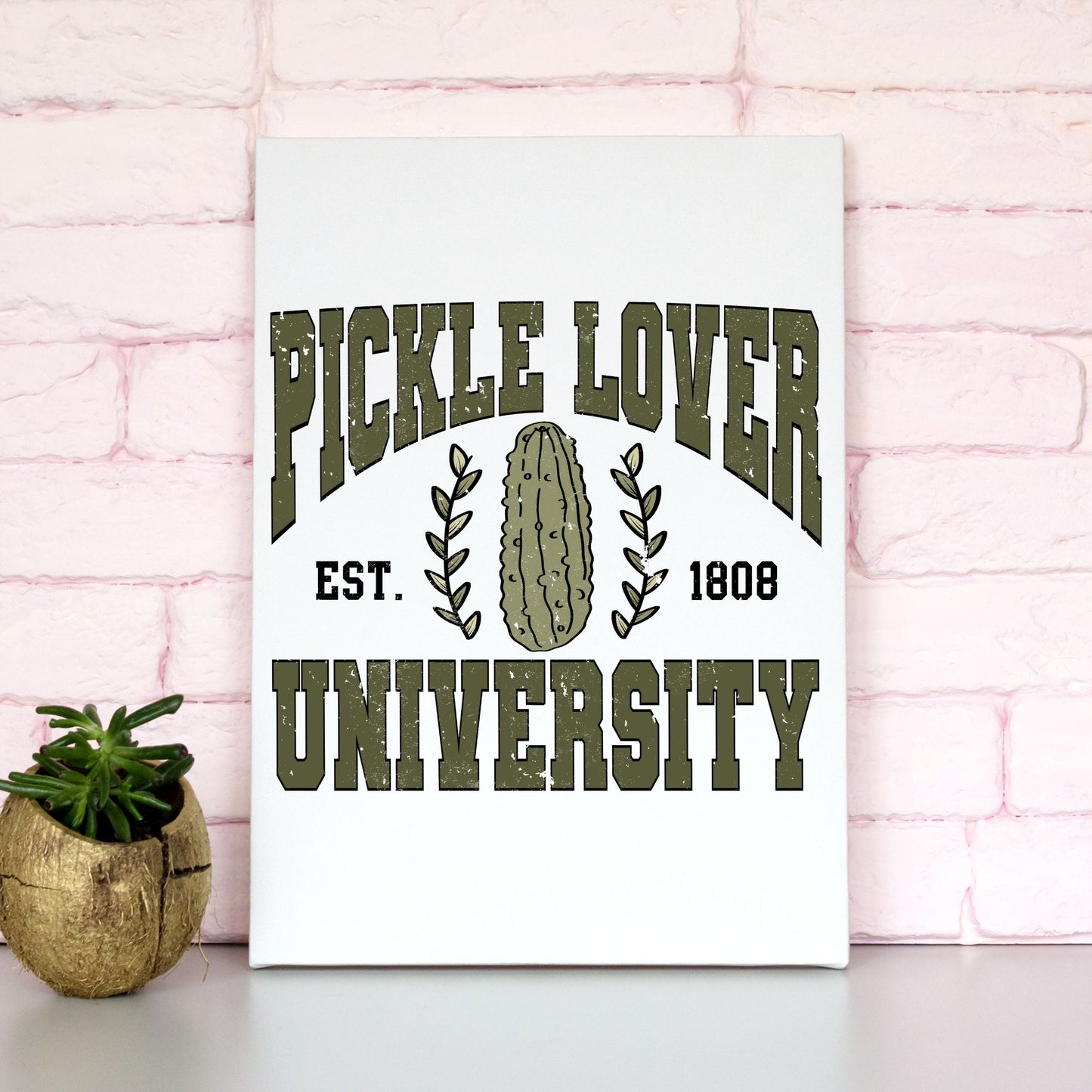 Pickle Lover University Sublimation Transfer