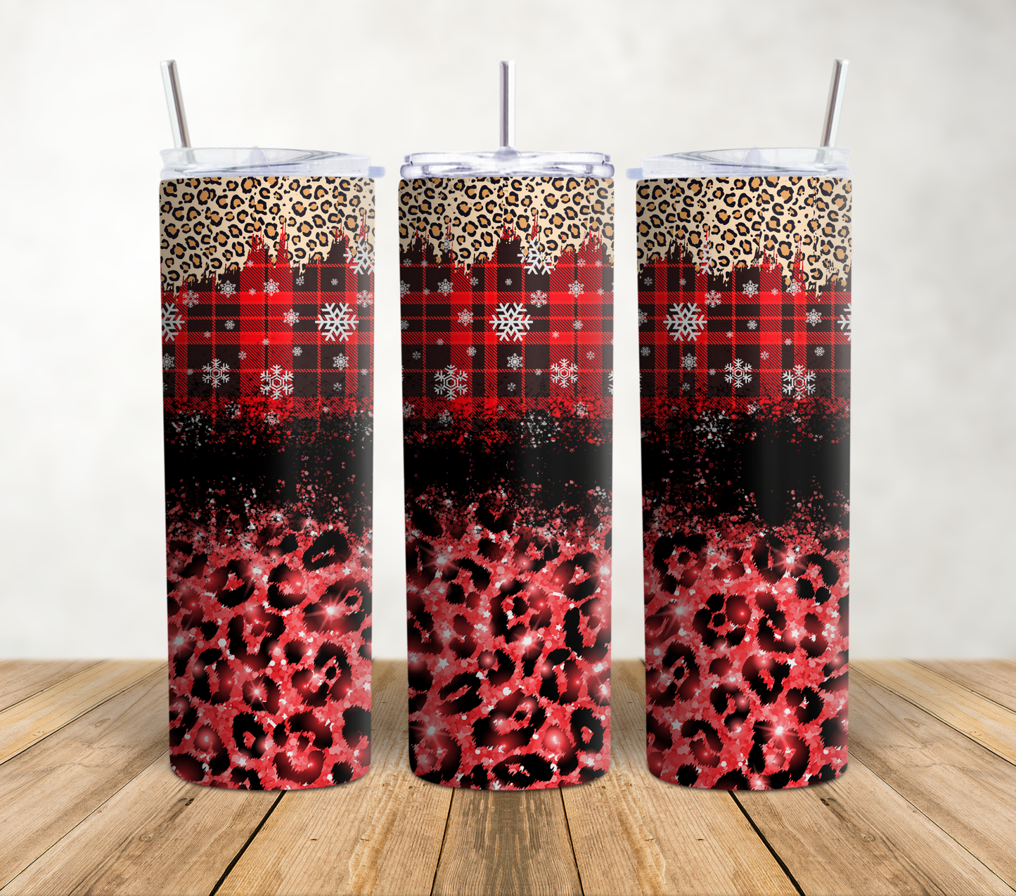 A Plaid Christmas 20oz Tumbler Wrap
