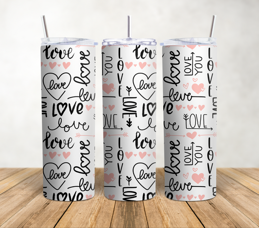 Love You - 20oz Tumbler Wrap
