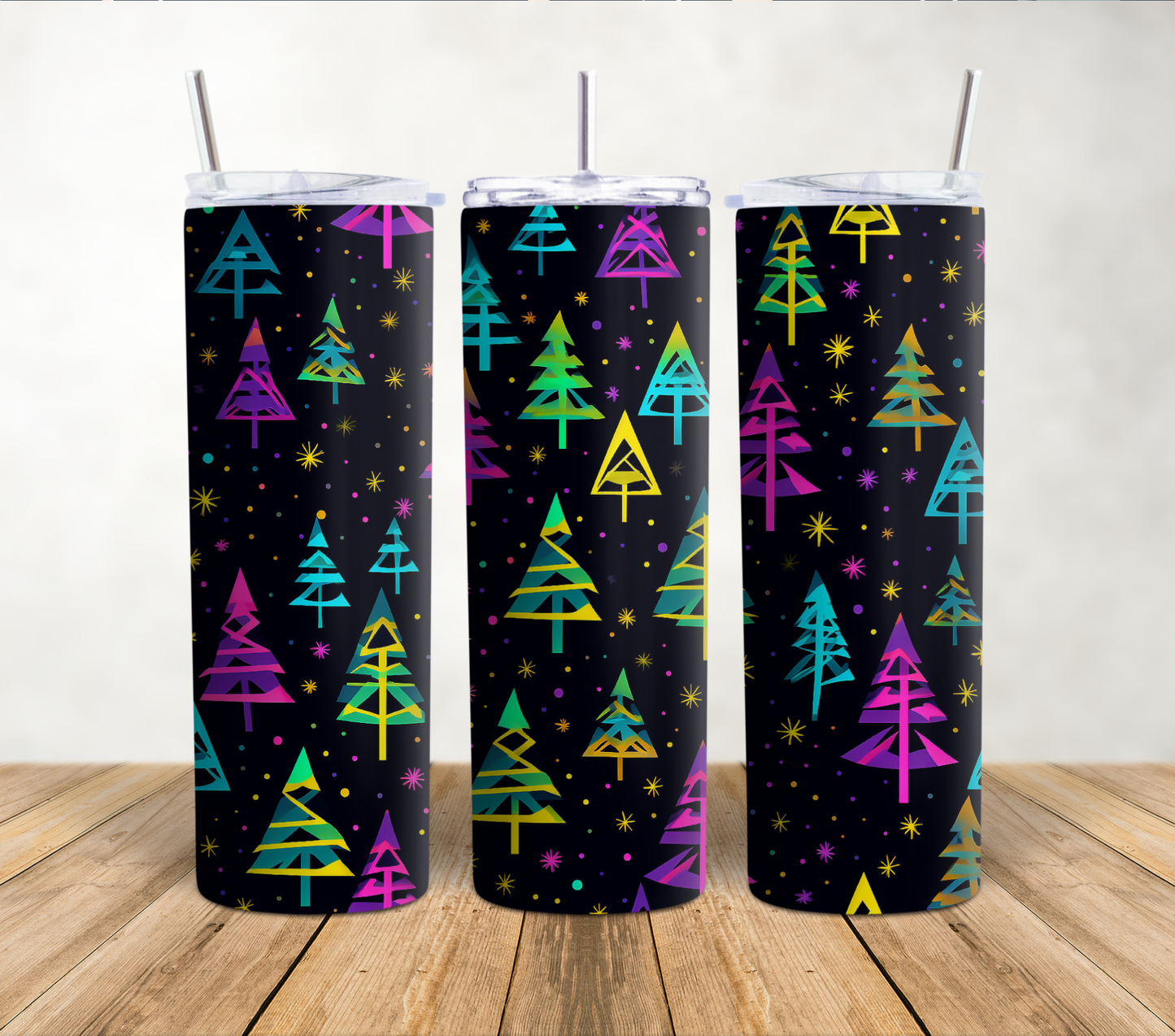 Christmas Tree Park 20oz Tumbler Wrap